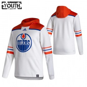 Edmonton Oilers Blank 2020-21 Reverse Retro Hoodie Sawyer - Kinderen